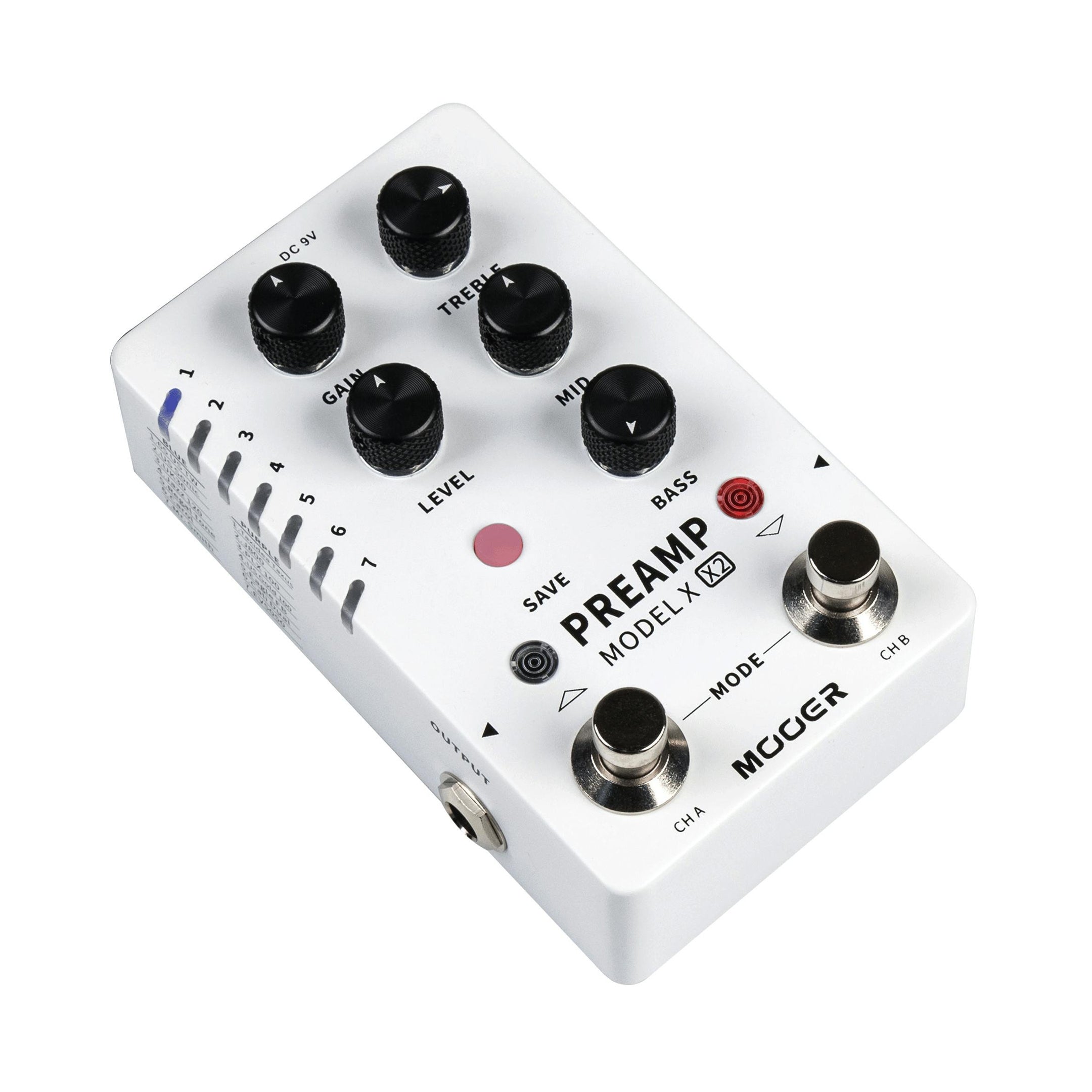Mooer Preamp Model X X2 Digital Preamp Modeler